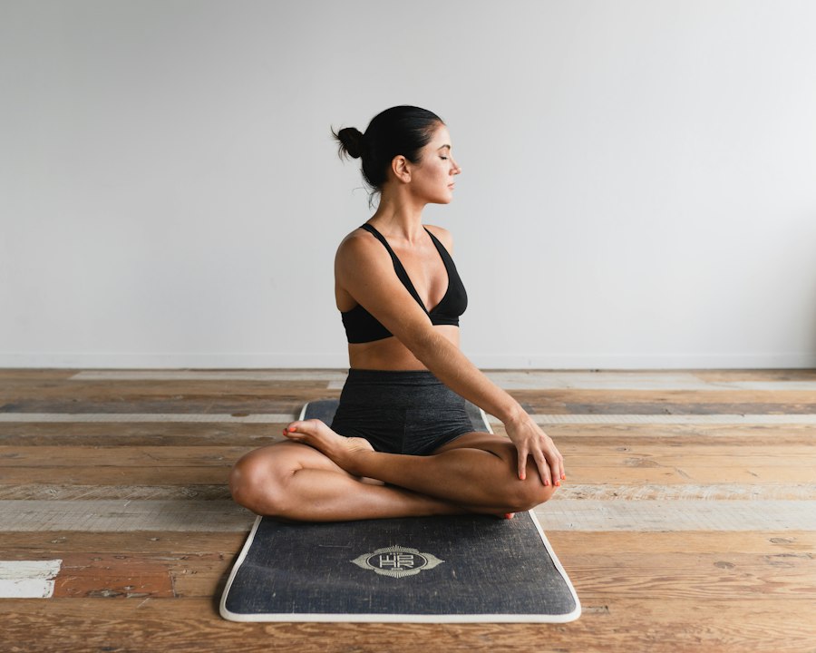 Group yoga practice for community wellness