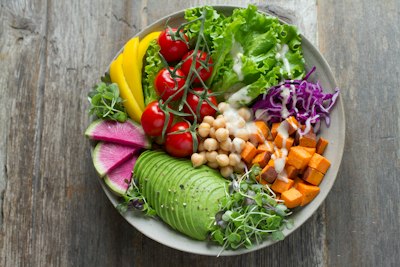 Healthy food bowls